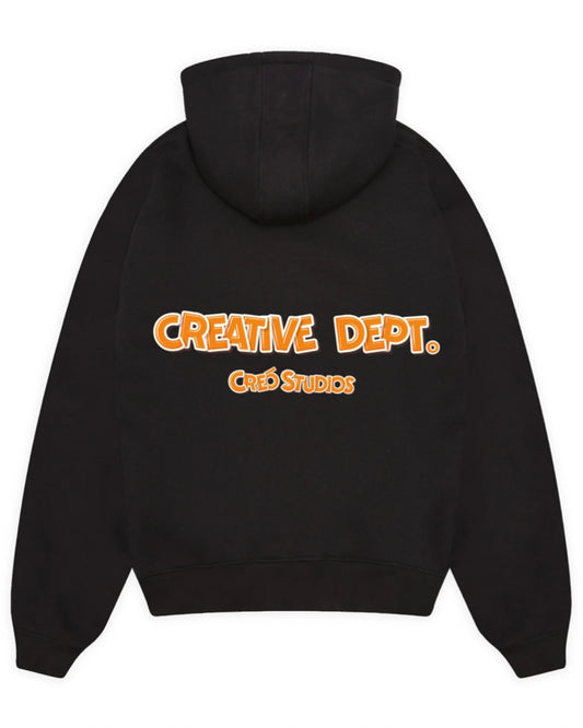 Creo Studios Creative Dept Hoodie 'Black/Orange'