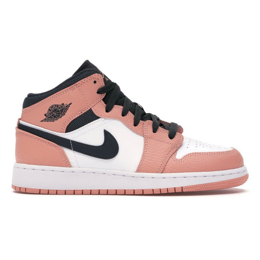 Nike Air Jordan 1 Mid 'Pink Quartz' GS